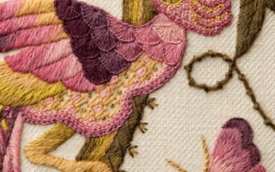ジャコビアン刺繍とは?──異国の花が咲いた17世紀の物語